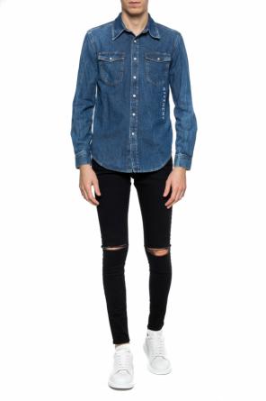 Koszula jeansowa z logo, zdjęcie 2 Koszula jeansowa z logo od Givenchy